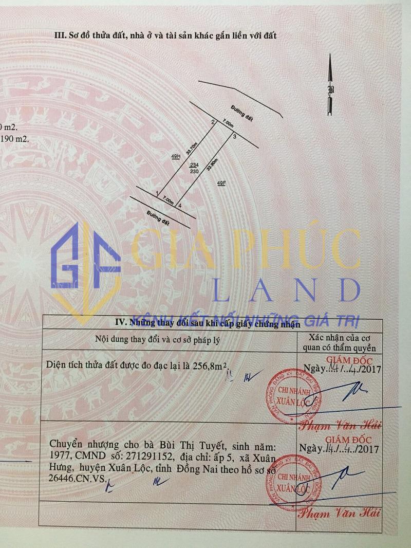 Thông tin được thể hiện trên sổ đỏ